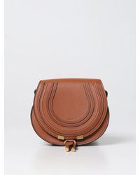 Chloé - Chlo&Eacute Marcie Tasche Aus Genarbtem Leder - Lyst
