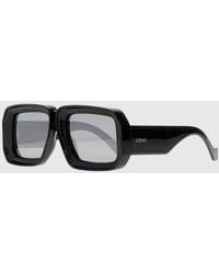 Loewe - Rectangular Aviator Sunglasses - Lyst