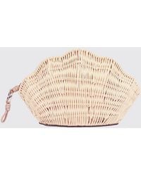 Michael Kors - Pochette Shelly En Rotin - Lyst