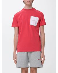 Murphy & Nye - Slim Fit Cotton T-Shirt With Logo And Patch Pocket - Lyst