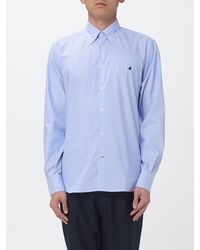 Brooksfield - Striped Poplin Shirt - Lyst