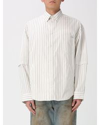Acne Studios - Striped Organic Cotton Shirt - Lyst