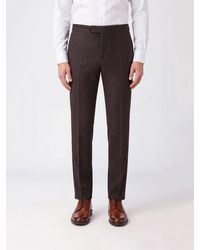 Brioni - Slim-Fit Tailored Gabardine Trousers With Concealed Fastening - Lyst