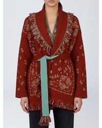 Alanui - Bandana Pattern Robe Cardigan - Lyst