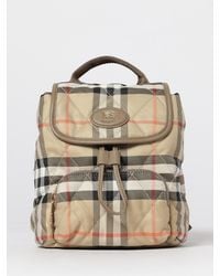 Burberry - Gesteppter Nylon-Rucksack Horseshoe Mit Vintage Check-Print - Lyst
