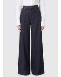 Max Mara - High-Waisted Wide Leg Jeans - Lyst