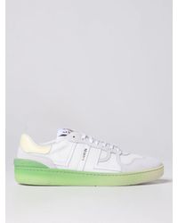 Lanvin - Sneakers Clay in suede e mesh - Lyst