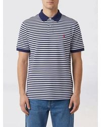 Polo Ralph Lauren - Striped Cotton Polo Shirt With Logo - Lyst