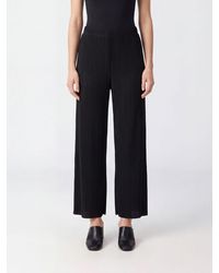 Issey Miyake - High-Waisted Pleated Crêpe Wide-Leg Trousers - Lyst