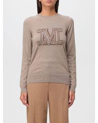 Max Mara - Cashmere Sweater With Jacquard Monogram - Lyst