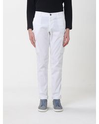 Mason's - Stretch Cotton Cargo Trousers - Lyst