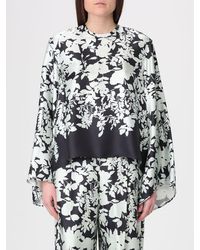 Agnona - Floral Silk Blouse - Lyst