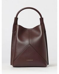 Victoria Beckham - Leather Bucket Bag With Tubular Handle - Lyst