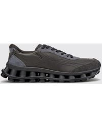 Camper - Pelotissima Bicolor Abstract Design Leather And Nubuck Sneakers - Lyst