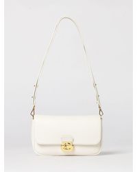Coccinelle - C-Me Lock Mini Hammered Leather Bag - Lyst