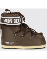 Moon Boot - Icon Low-Cut Nylon Snow Boots With Printed Logo - Lyst