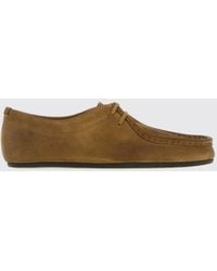 Jil Sander - Suede Calfskin Derby Shoes With Rubber Sole - Lyst