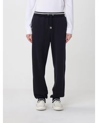 Dolce & Gabbana - Dolce &Amp Gabbana Cotton Jogging Trousers With Elasticated Waist And Embroidered Logo - Lyst