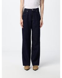 7 For All Mankind - Wide Leg Denim Trousers - Lyst