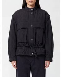 Isabel Marant - Blandina Cotton-Blend Bomber Jacket With High Neck And Drawstring - Lyst