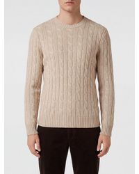 Polo Ralph Lauren - Cable-Knit Crewneck Jumper - Lyst