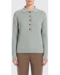 Blazé Milano - Cotton And Silk Knit Polo Shirt - Lyst
