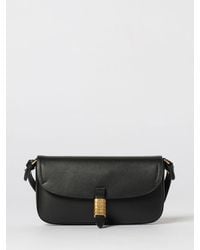 Pinko - Saddle Flat Leather Bag - Lyst