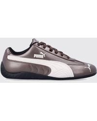 PUMA - Speedcat Laminated Leather Sneakers - Lyst