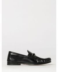 Gucci - Lugano Smooth Leather Loafers With-Tone Horsebit Detail - Lyst