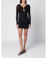 Christopher Esber - V-Neck Jersey Sheath Mini Dress - Lyst