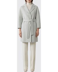 Max Mara - Virgin Wool Wrap Coat - Lyst