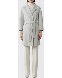 Max Mara - Virgin Wool Wrap Coat - Lyst