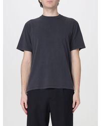 Our Legacy - Cotton Crewneck T-Shirt With Dropped Shoulders And Short Sleeves - Lyst