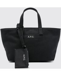A.P.C. - Le Drummer Cotton Canvas Bag - Lyst