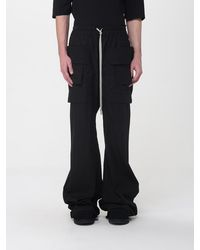 Rick Owens - Cotton Flared Trousers - Lyst