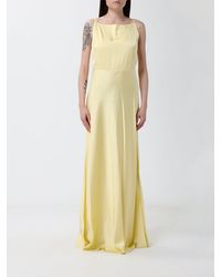 Liu Jo - Long Satin Dress - Lyst
