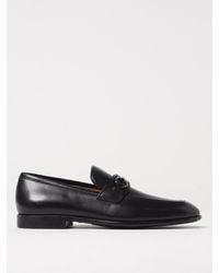 Ferragamo - Gancini Grained Leather Loafers - Lyst