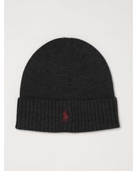 Polo Ralph Lauren - Embroidered Pony Wool Beanie - Lyst