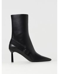 Ferragamo - Virgilia Leather Ankle Boots - Lyst
