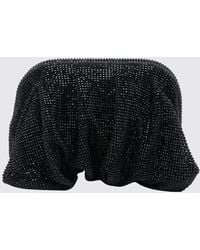 Benedetta Bruzziches - Venus Draped Crystal Mesh Mini Bag With Strap - Lyst