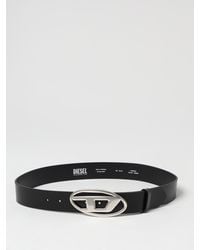 DIESEL - B-1Dr Vegetable Tanned Leather Belt - Lyst