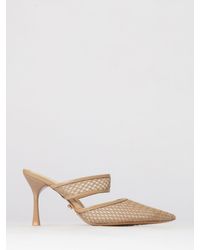 Twentyfourhaitch - Dianis Faux Leather And Nylon Mules - Lyst