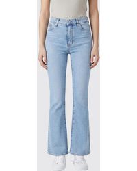 FRAME - The Icon Flared Denim Jeans - Lyst
