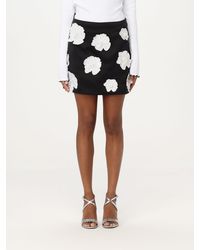 ROTATE BIRGER CHRISTENSEN - Gonna Mini Con Ricami Floreali Di Paillettes - Lyst
