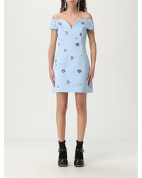 Marc Jacobs - Elegant Off-Shoulder Mini Dress With Floral Embellishments - Lyst
