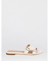 Santoni - Leather Slippers - Lyst
