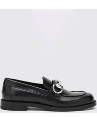 Gucci - Boulevard Smooth Leather Loafers With-Tone Horsebit - Lyst