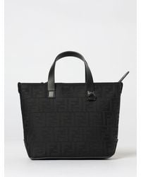Fendi - Ff Nylon-Einkaufstasche - Lyst