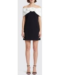 Self-Portrait - Mini Dress With Flower - Lyst