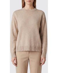 Fabiana Filippi - Virgin Wool Silk And Cashmere Crewneck Sweater With Monili - Lyst